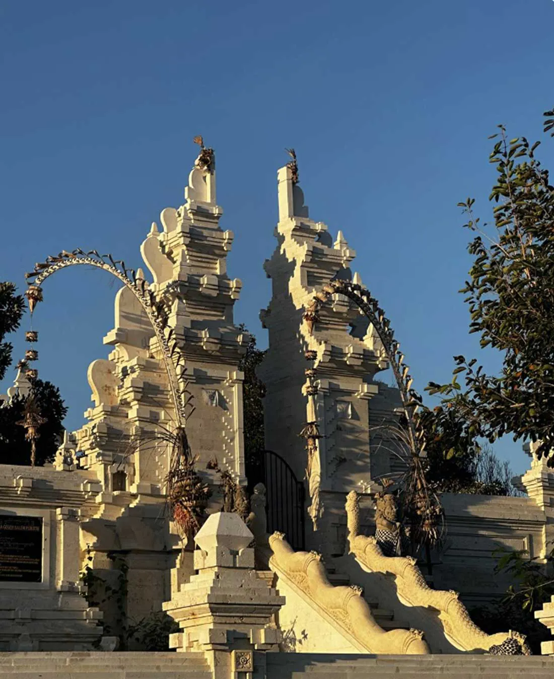Gate of Pura Geger temple in Nusa Dua, Bali