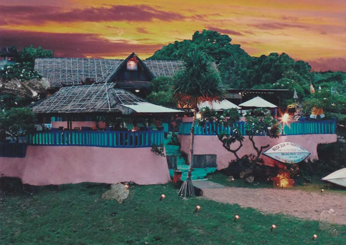 nusa dua beach grill back in the 1990's