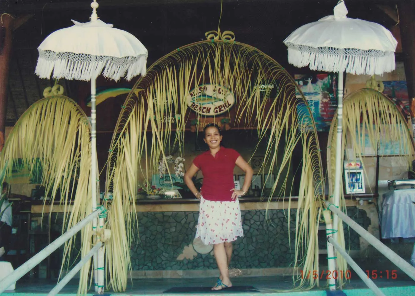 nusa dua beach grill back in the 1990's