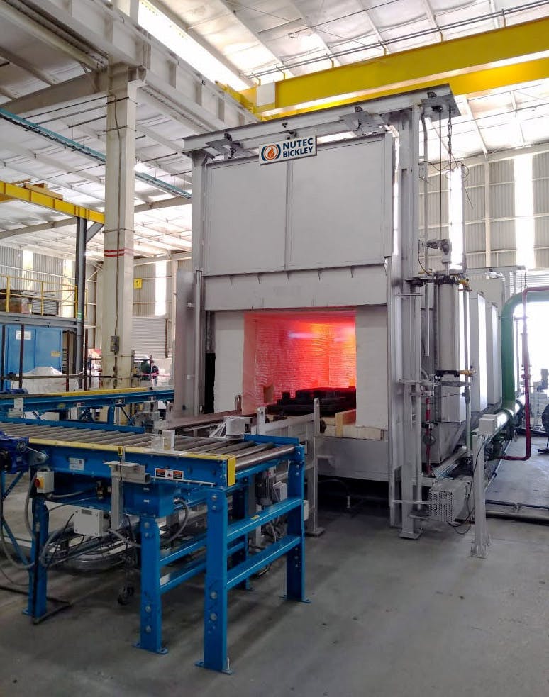 NUTEC Bickley Pusher Furnace for Annealing Heat Treatment
