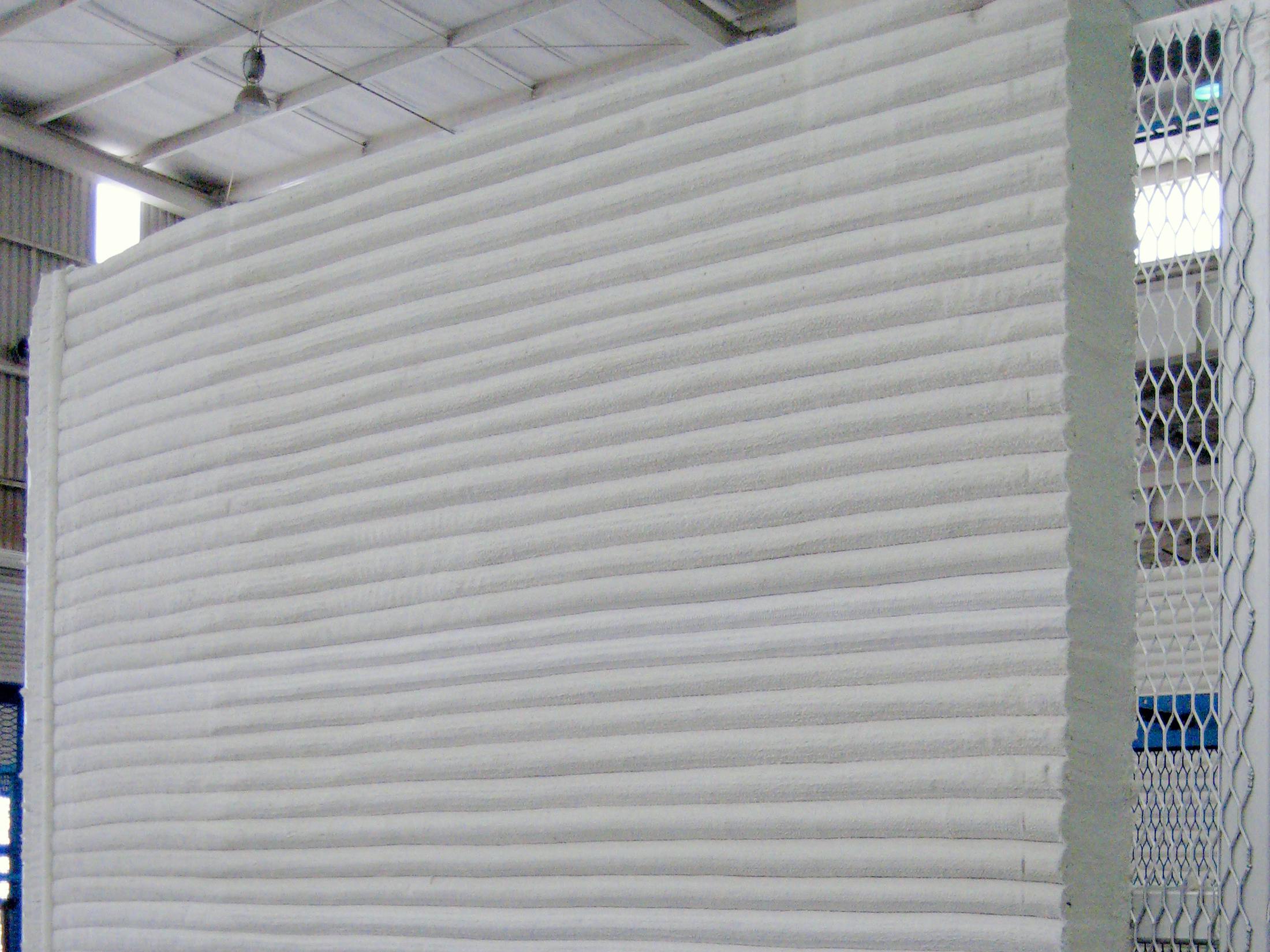 Tipos de aislamiento: panel de fibra cerámica