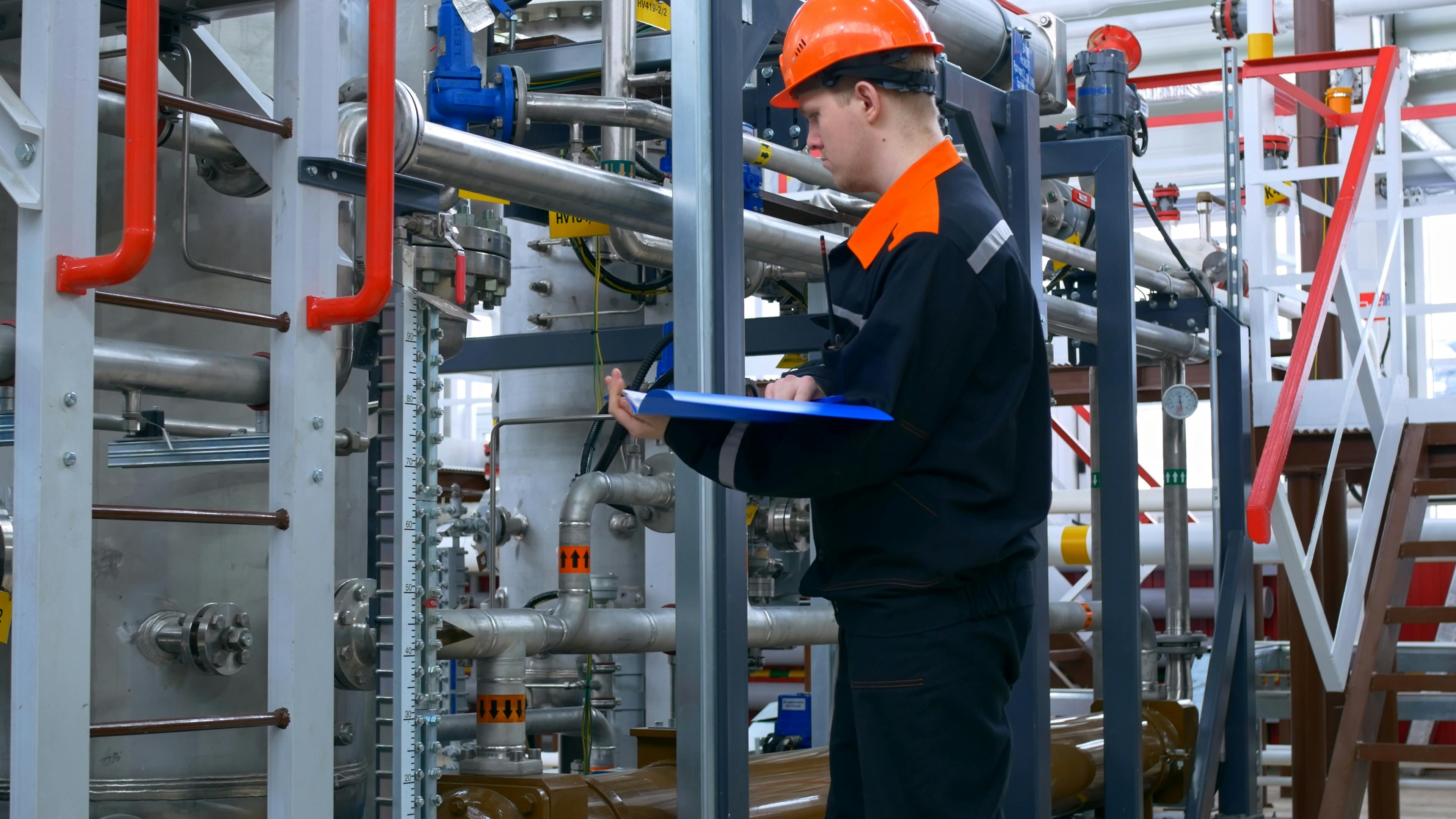 Conducting an equipment audit for industrial processes