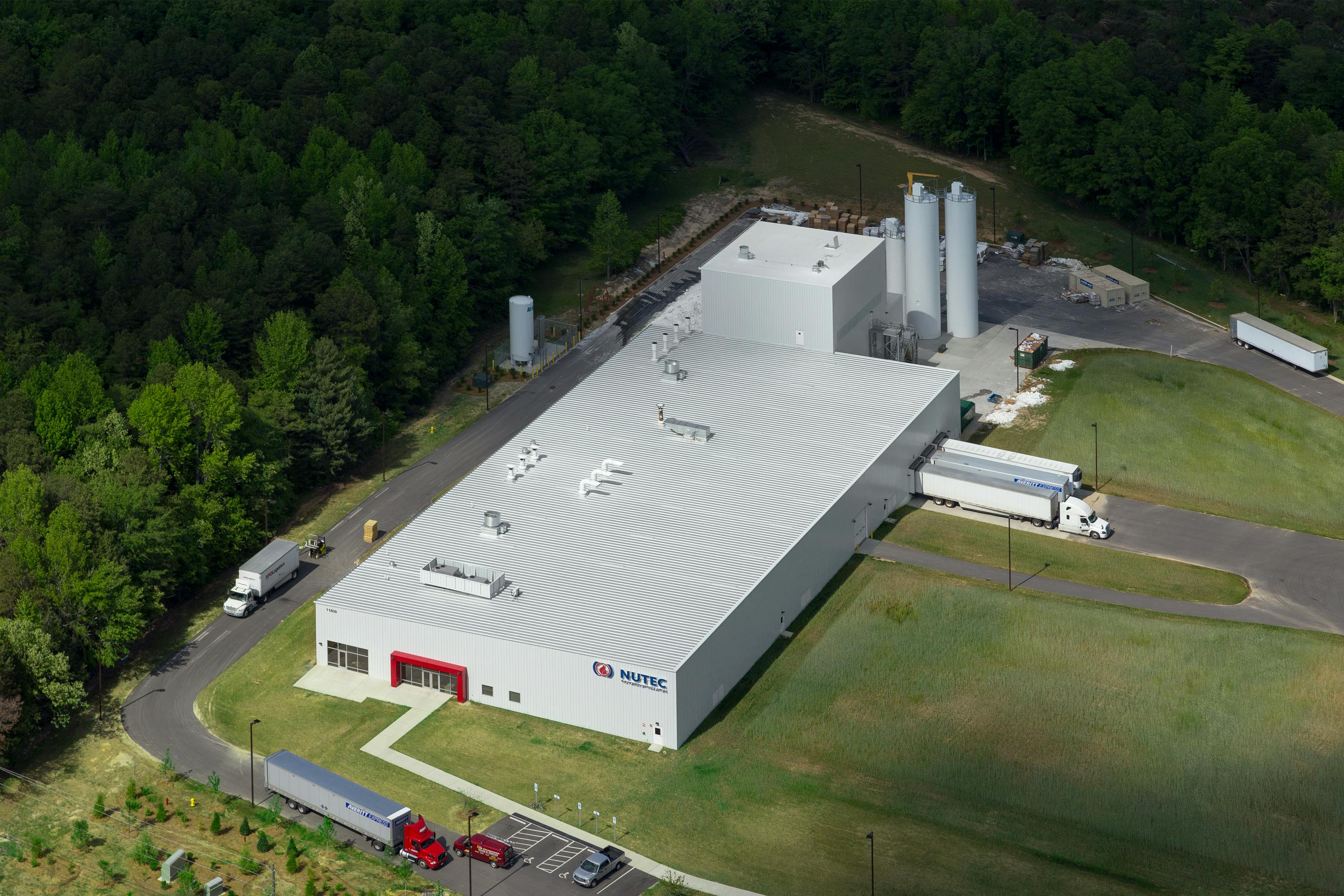 Planta NUTEC en Huntersville, Carolina del Norte