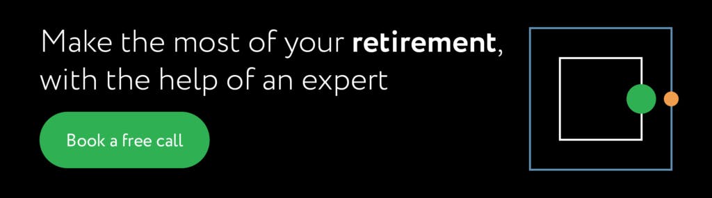 Retirement planning promotional banner