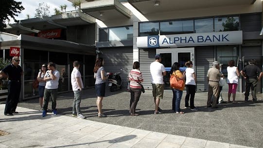 Greek bank queues