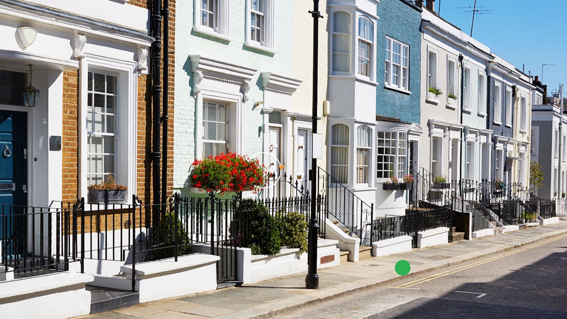 A row of terraced houses