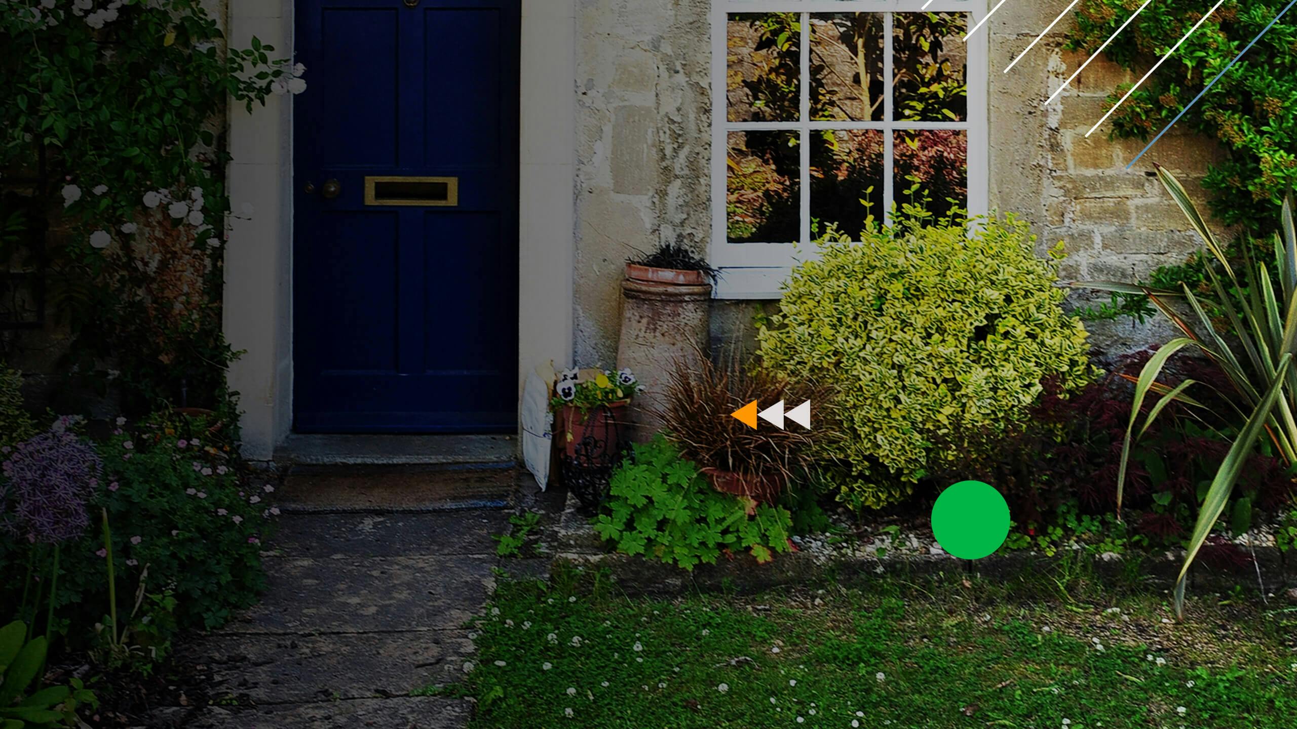 Front garden of a house