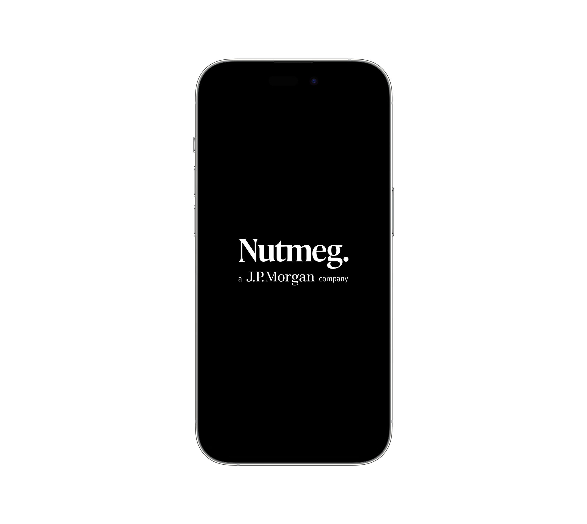 Nutmeg logo on iOS model