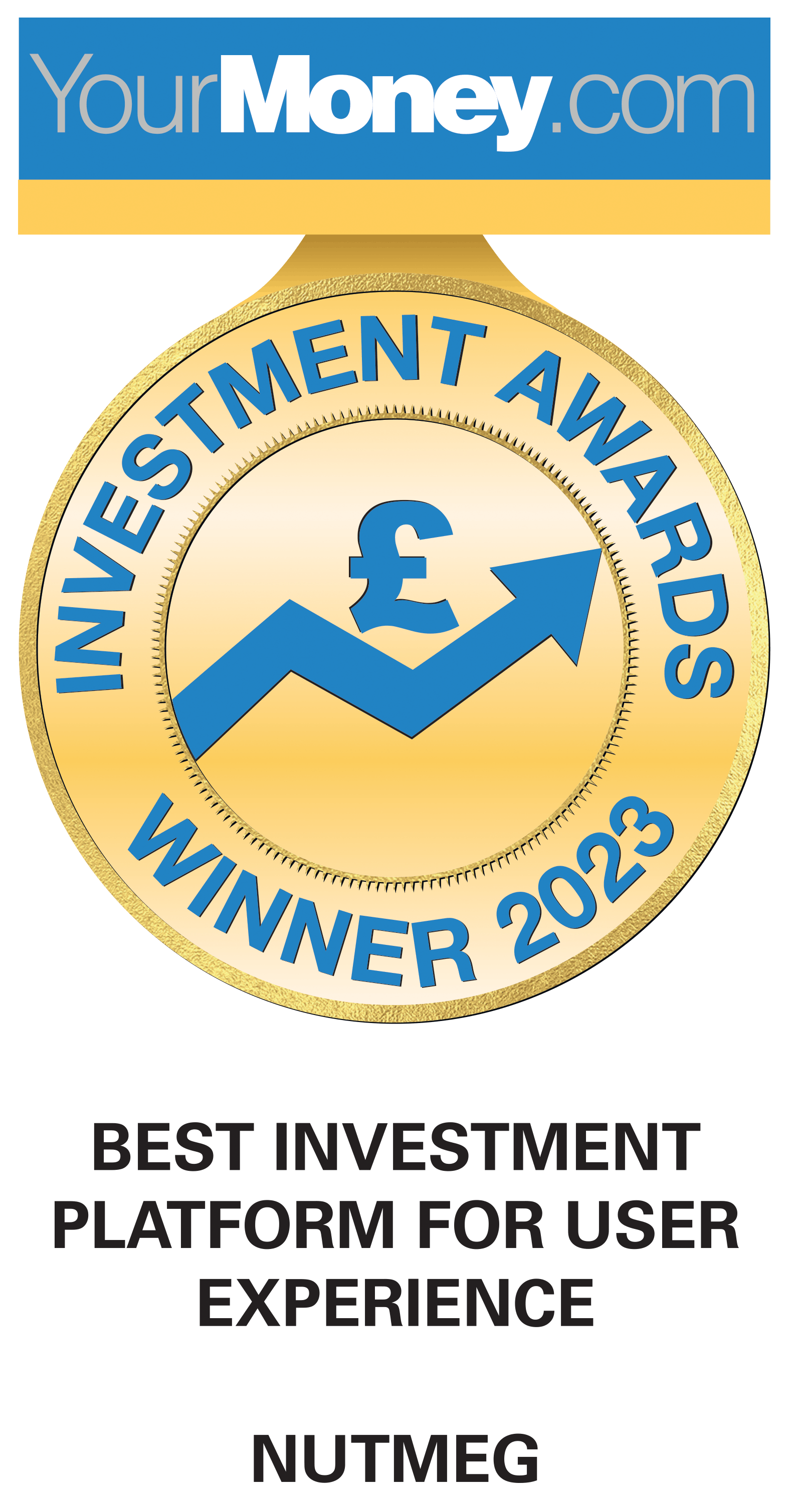 Your Money Investment Awards - winner of best investment provider for user experience 2023