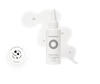 White bottle of Nutrafol Stress Reliever Essence with white opaque product shown behind the bottle.