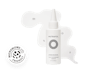 White bottle of Nutrafol Stress Reliever Essence with white opaque product shown behind the bottle.