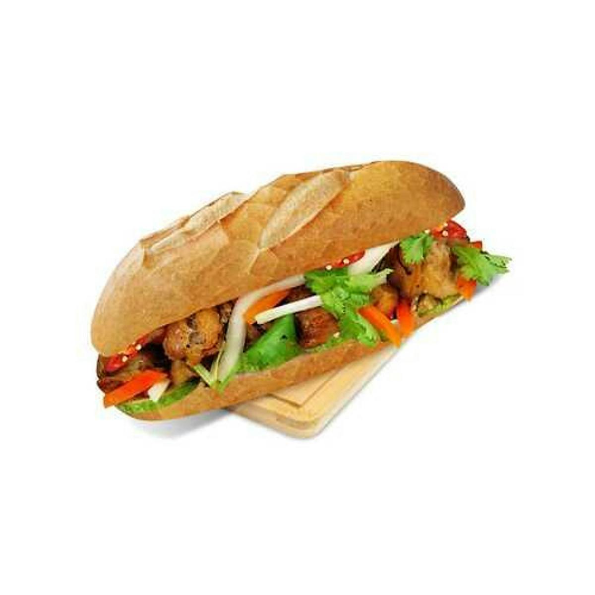 Bánh mì gà nướng