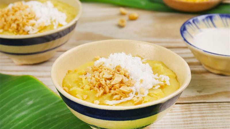 Chè đậu xanh đánh