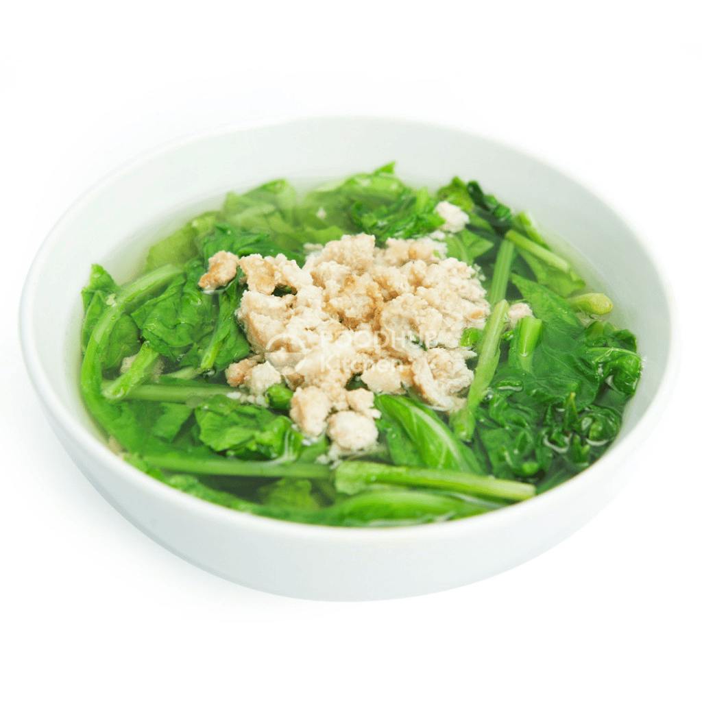 Canh cải xanh nấu thịt