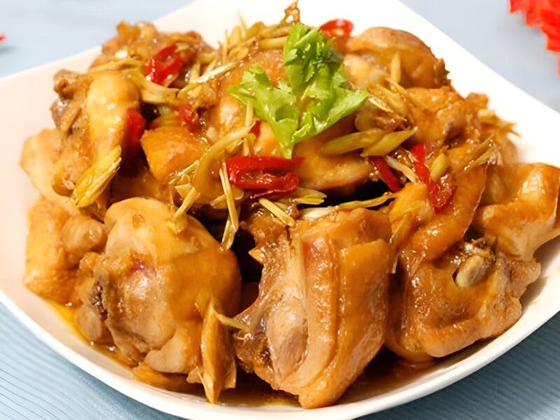 Gà kho gừng