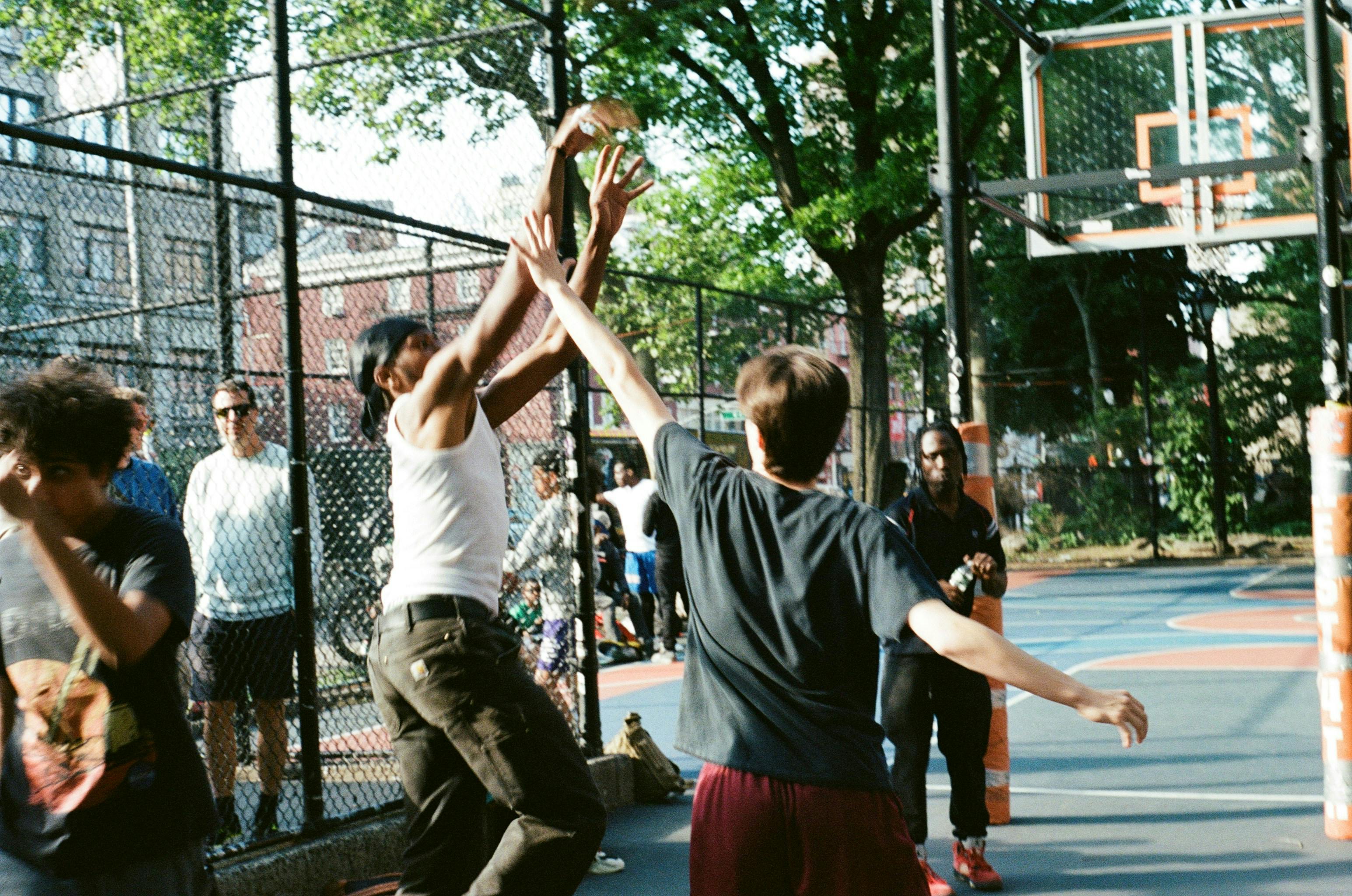 Basketball by Bradley Andrews. 1/500s, f/4, 50mm, with Farbe 400.