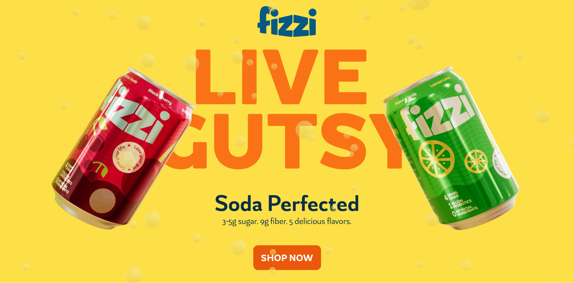 Fizzi Soda for Gutsy People