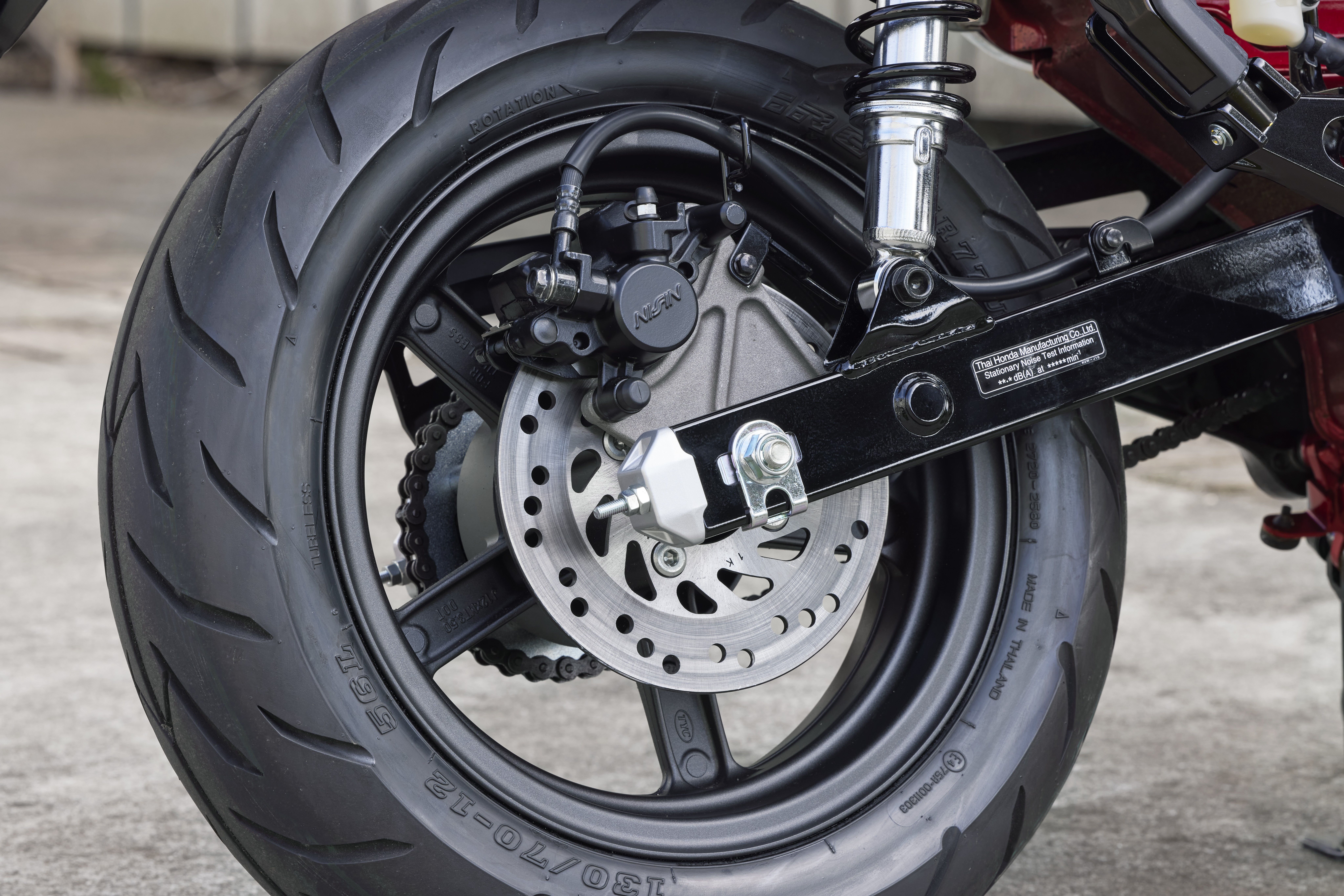 DAX afturhjól og felga