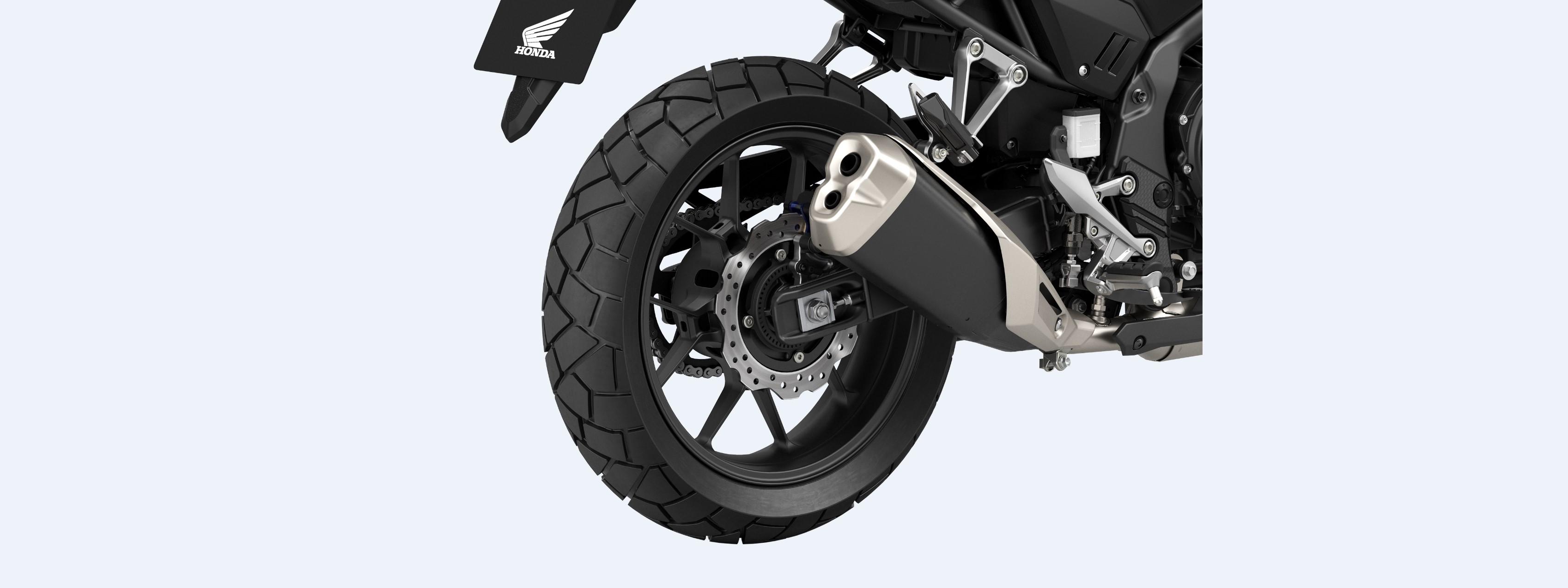 NX500 afturfjöðrun