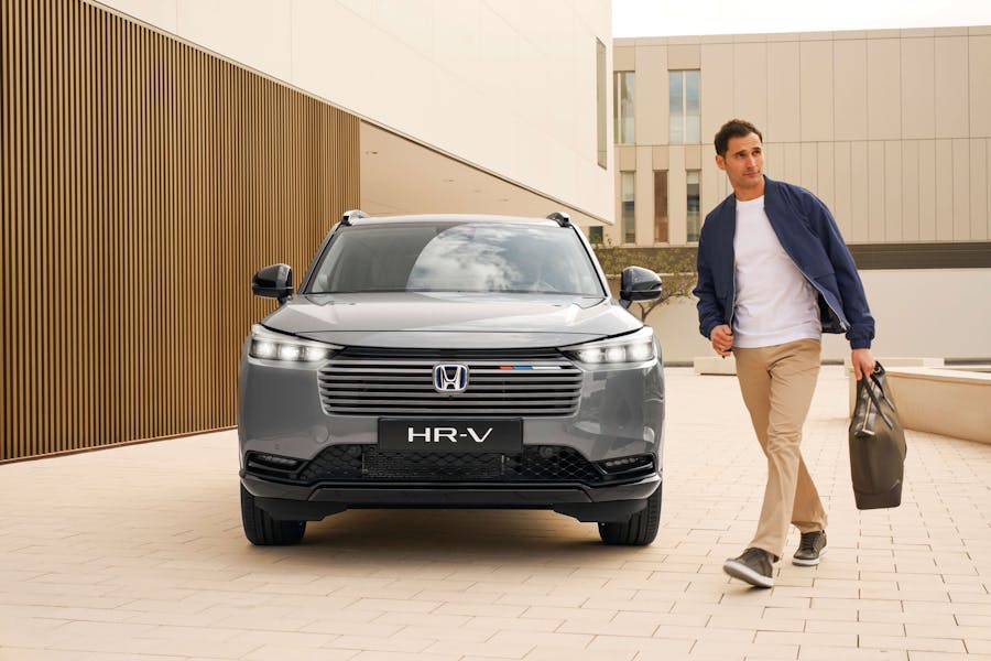 Nýr Honda HR-V grár séð að framan