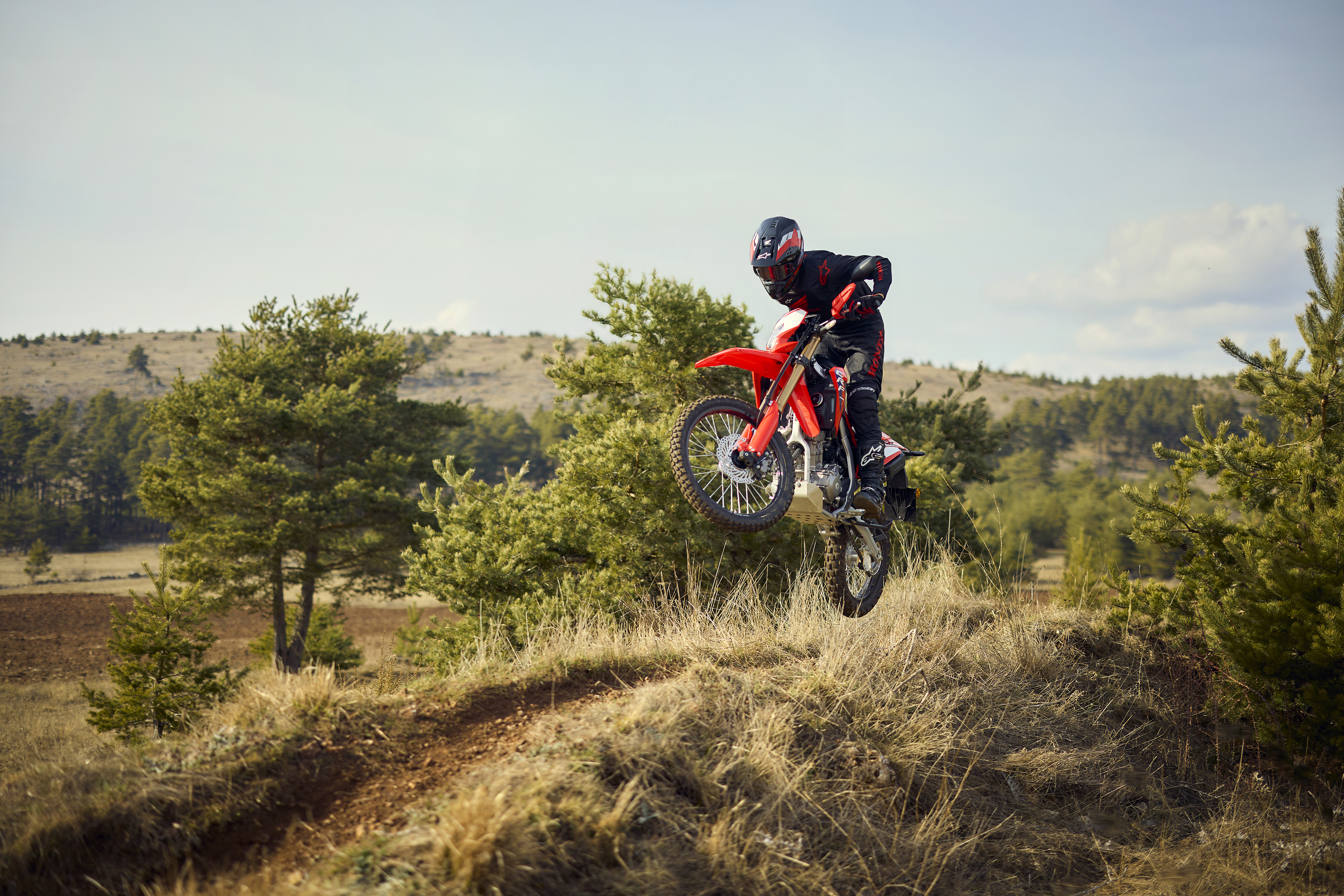 CRF300L að stökkva