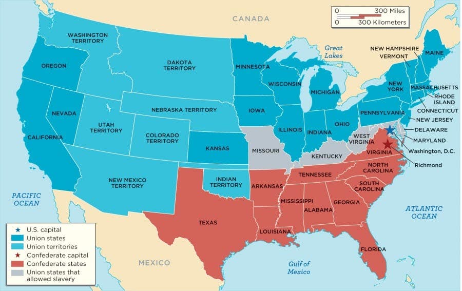 War between the States - Emancipation Proclamation -- January 1863