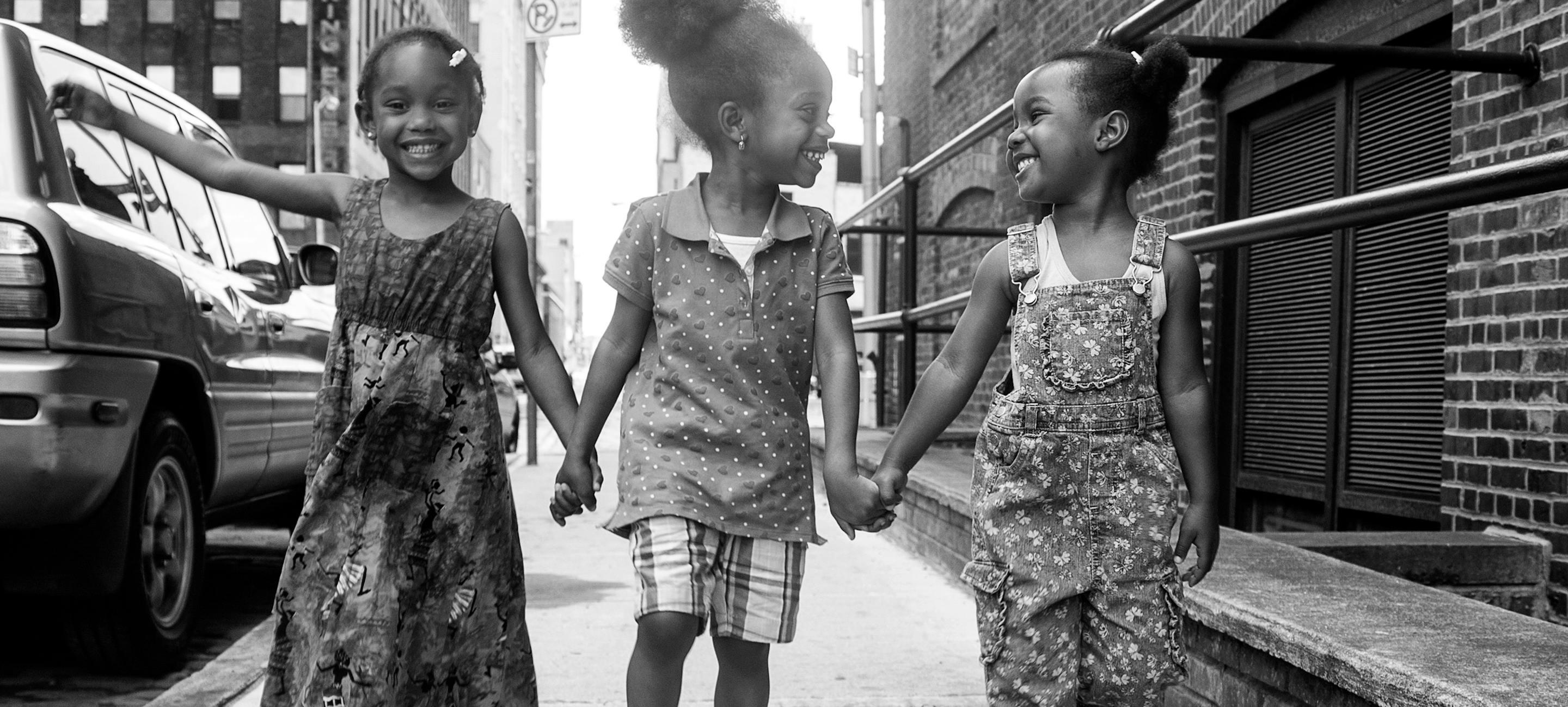 Conrows, AfroPuffs and Joy, I am Here, Girls Reclaiming Safe Spaces Series Brooklyn, NY photo by Delphine Fawundu