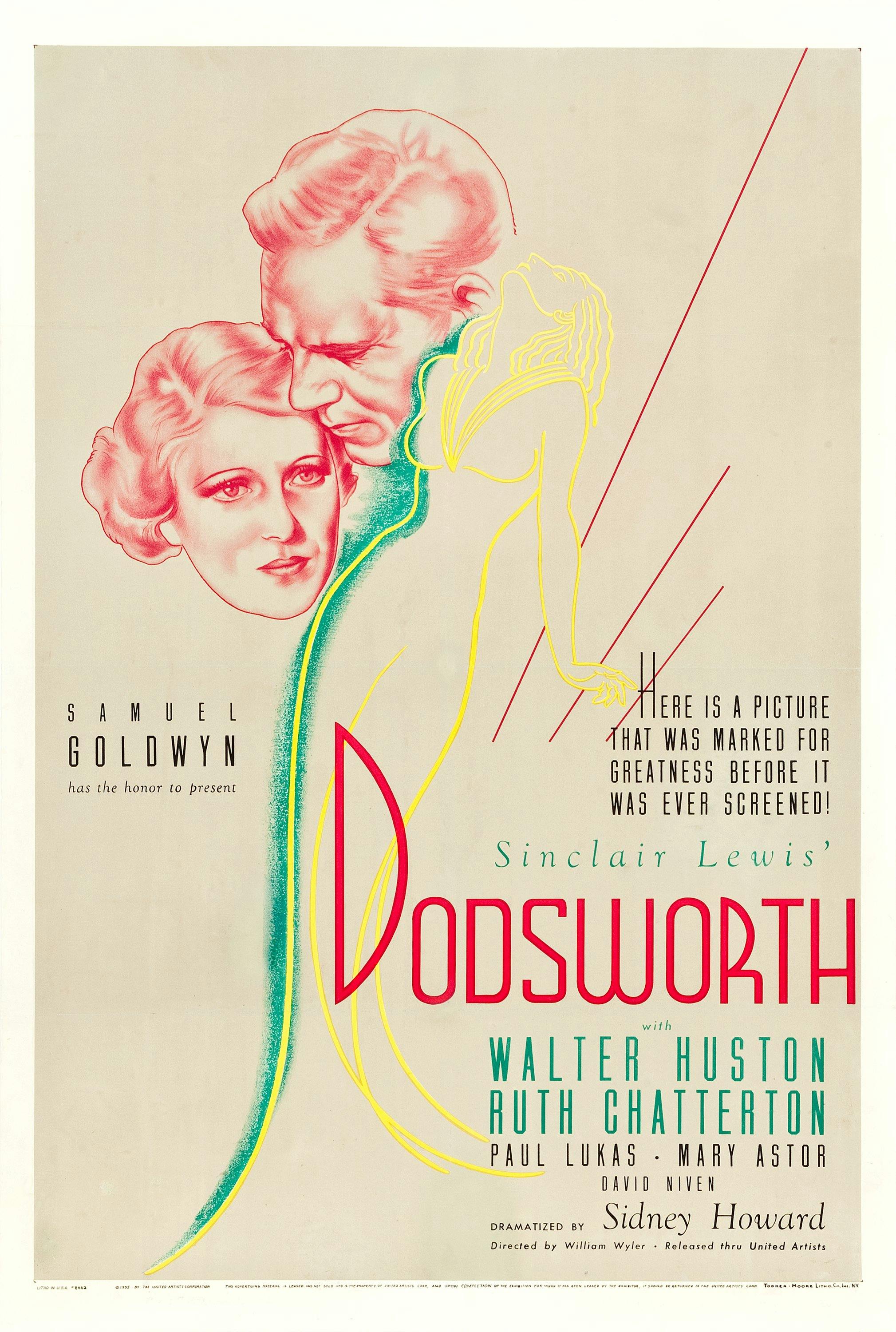 Dodsworth movie poster