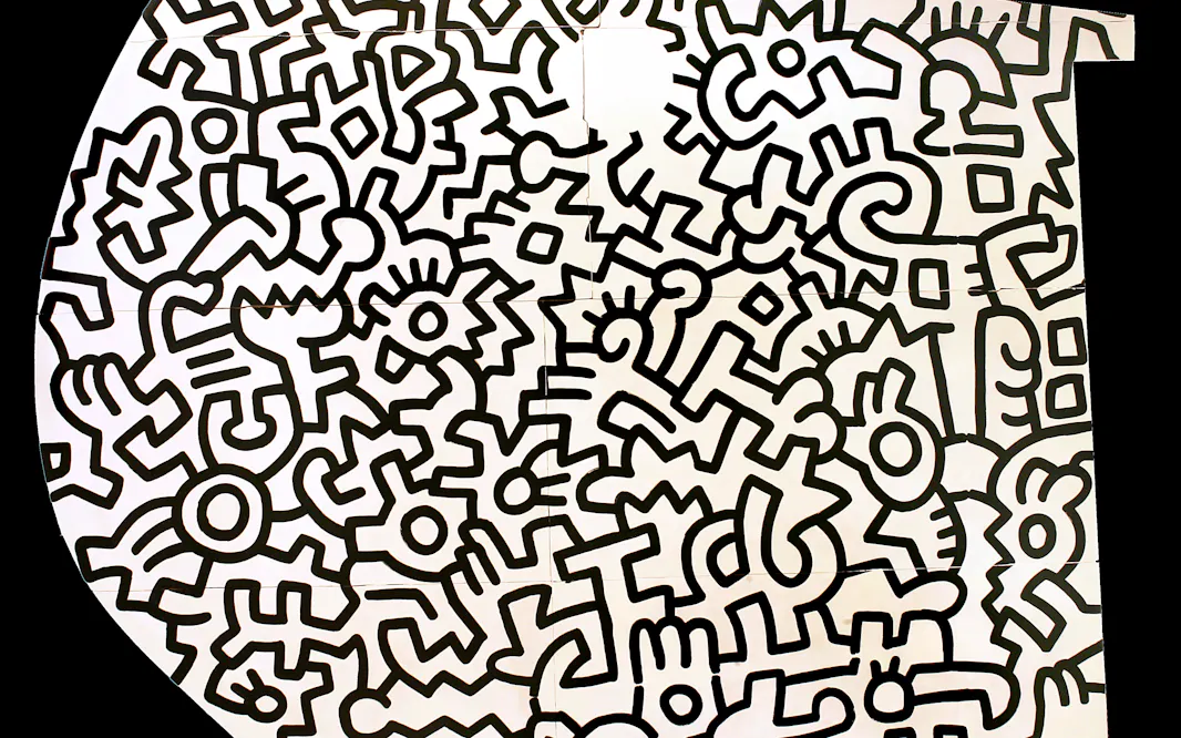Keith Haring's Pop Shop Ceiling