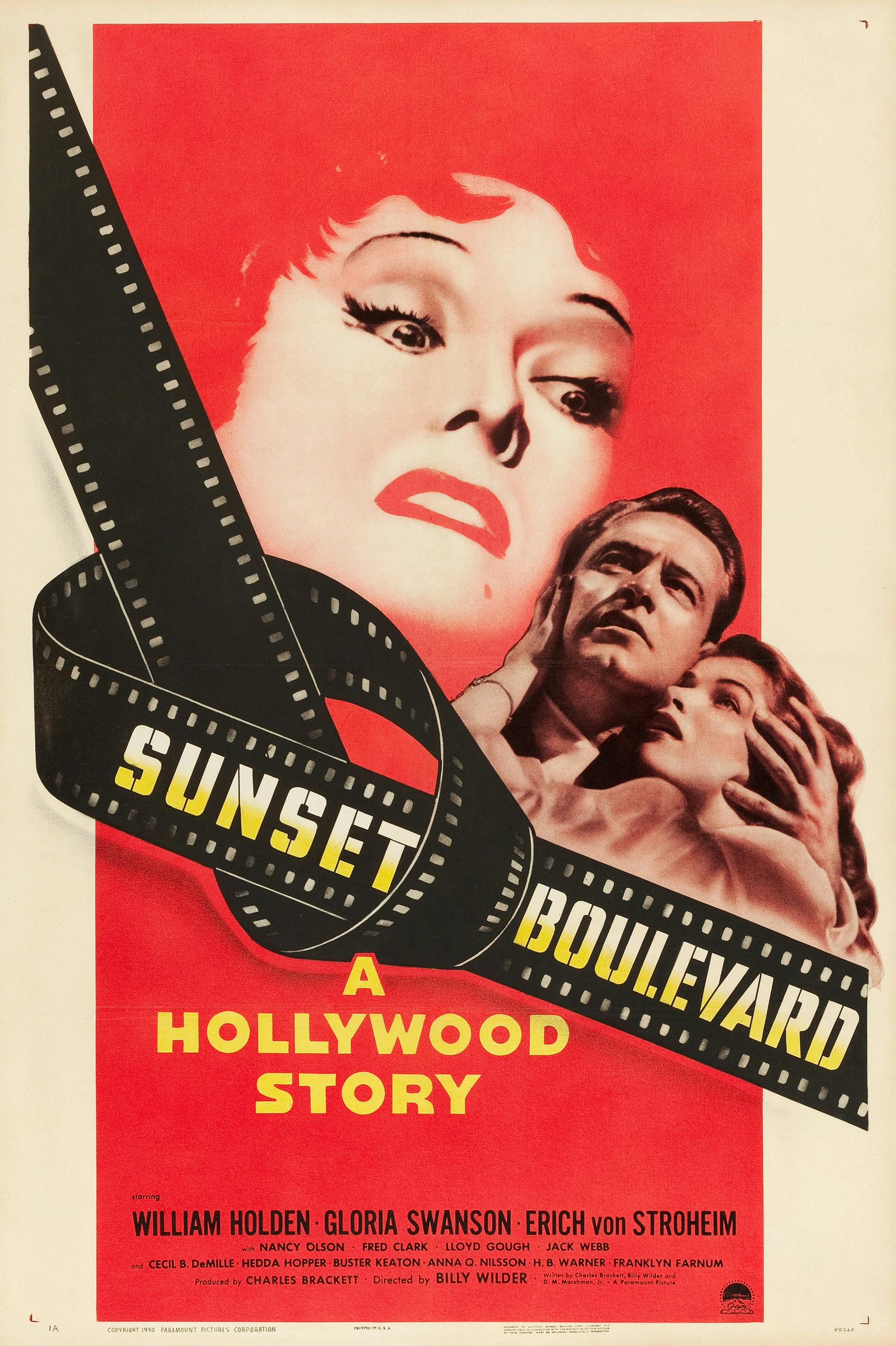 movie poster for Sunset Boulevard