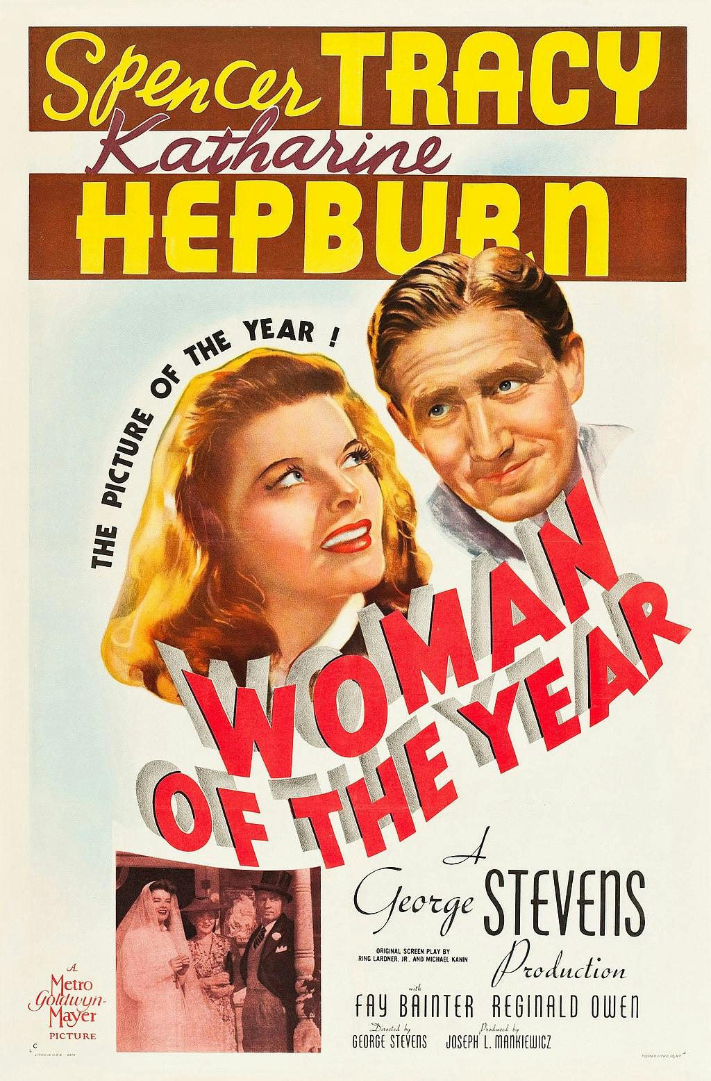 movie poster for Woman of the year