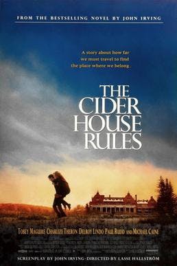 movie poster for The Cider House Rules