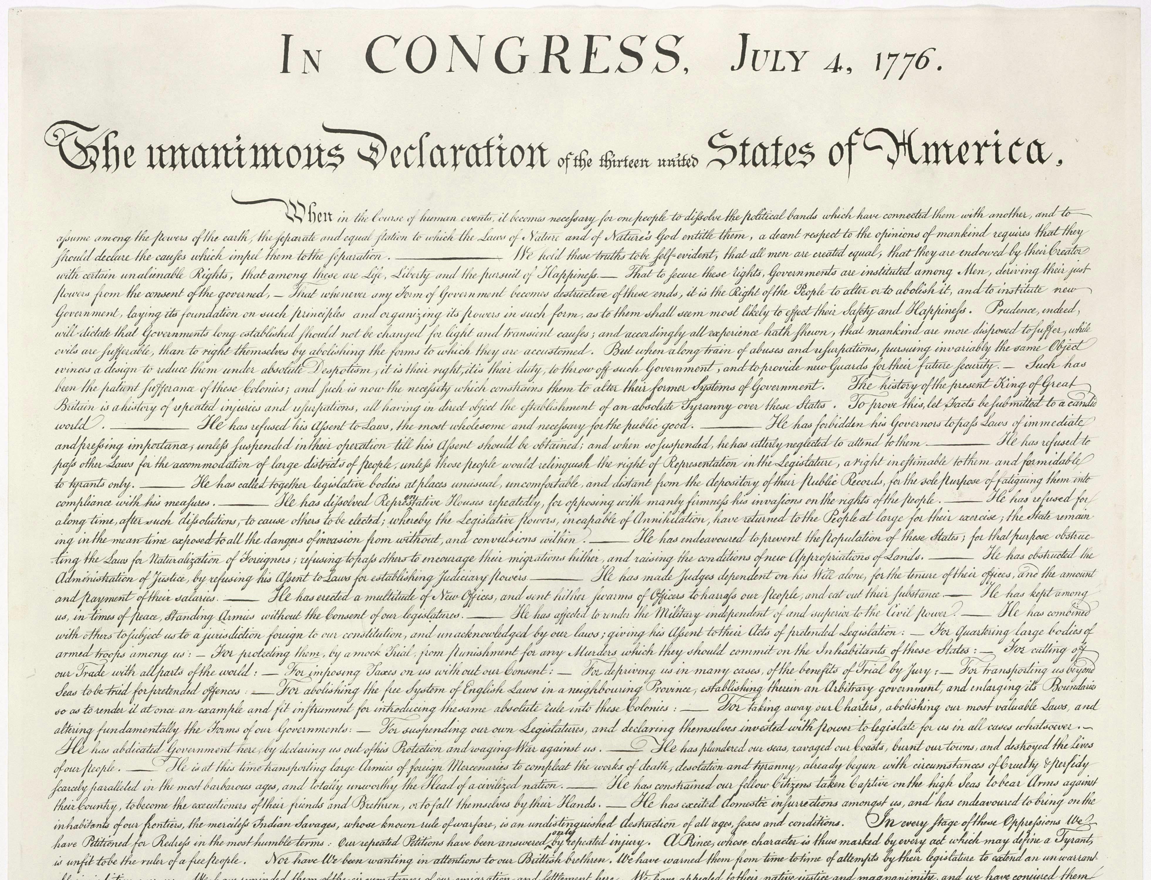who wrote the declaration of independence when who wrote the declaration of independence when