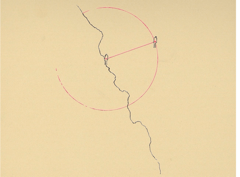 The Coastline Paradox: Measuring a Nameless Island, Elizabeth Mternan, 2013–2016