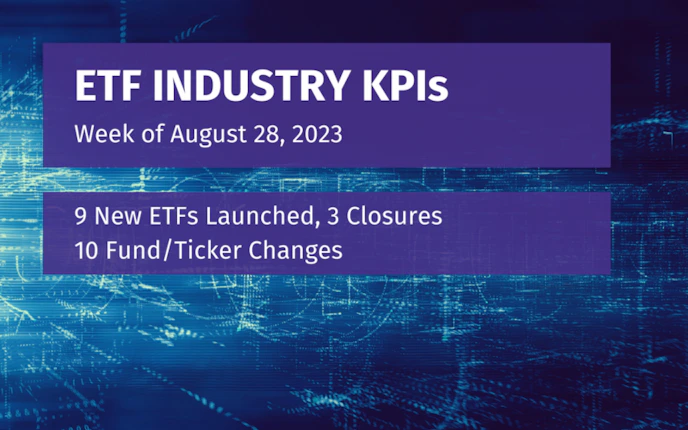 ETF Industry KPIs – 9/5/2023