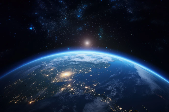 A picture of Earth from Space