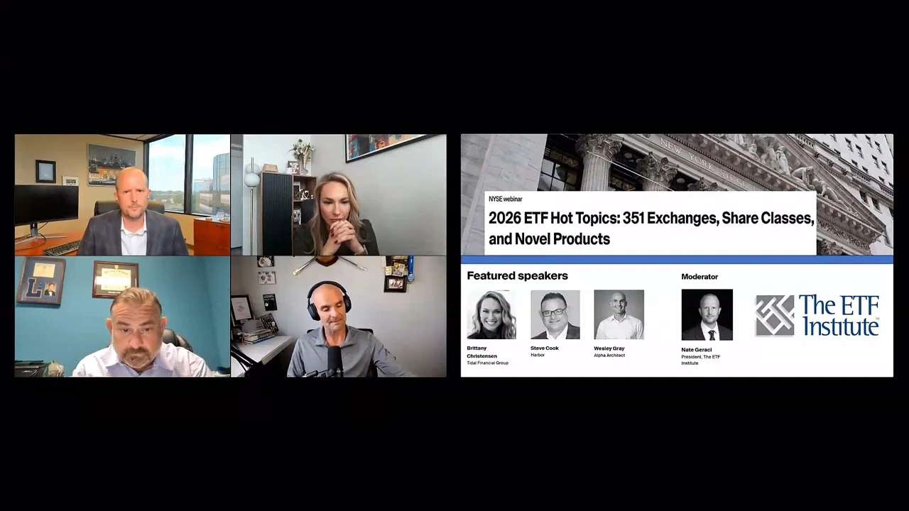 NYSE Webcast: 2026 ETF Hot Topics: 351 Exchanges, Share Classes and Novel Products.