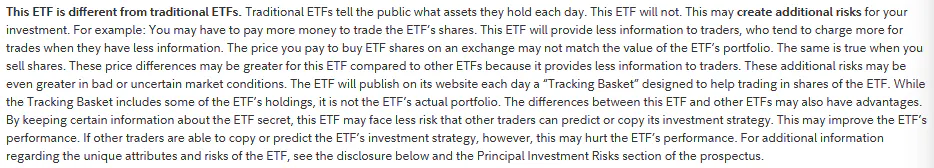 Semi Transparent Disclaimer