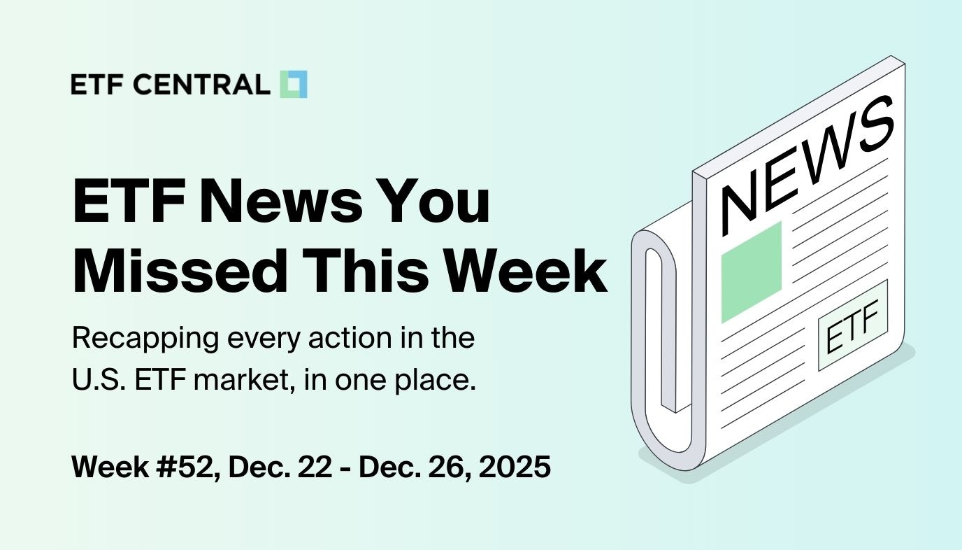 ETF News You Missed This Week - Dec. 22 - Dec. 26, 2025 | ETF Central
