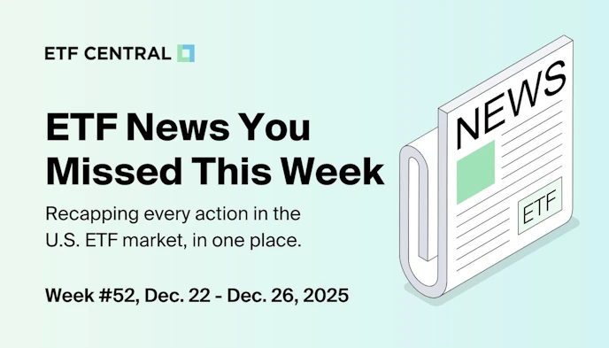 Weekly US ETF News Recap - December 22-26-2025