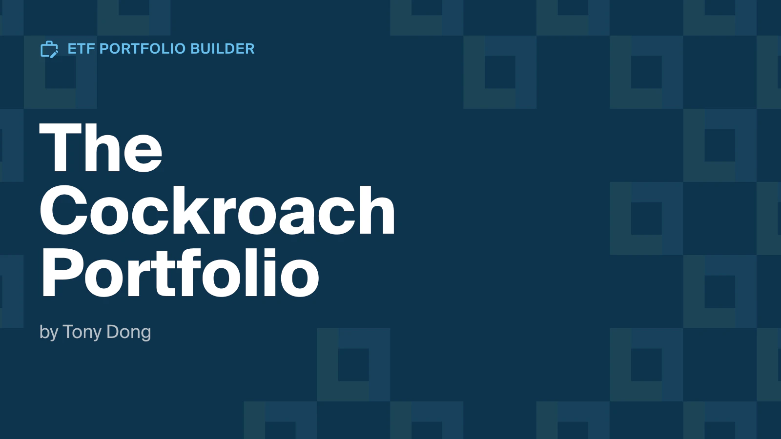 The Cockroach Portfolio