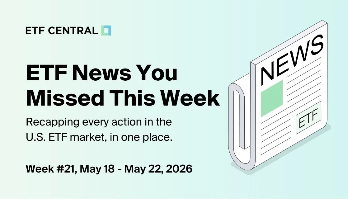 Weekly US ETF News Recap - May 18-22-2026
