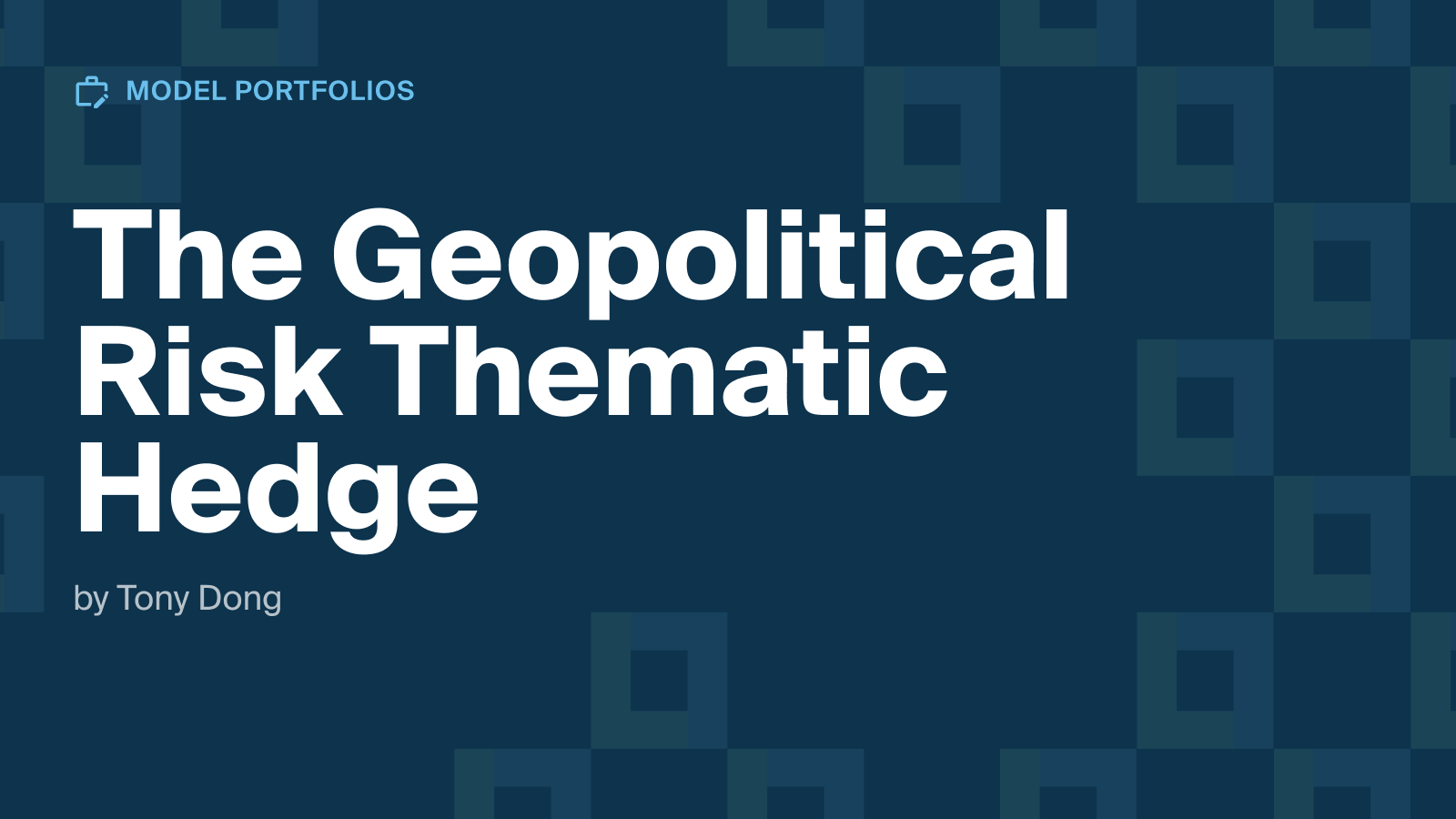 Geopolitcal Risk Thematic Hedge