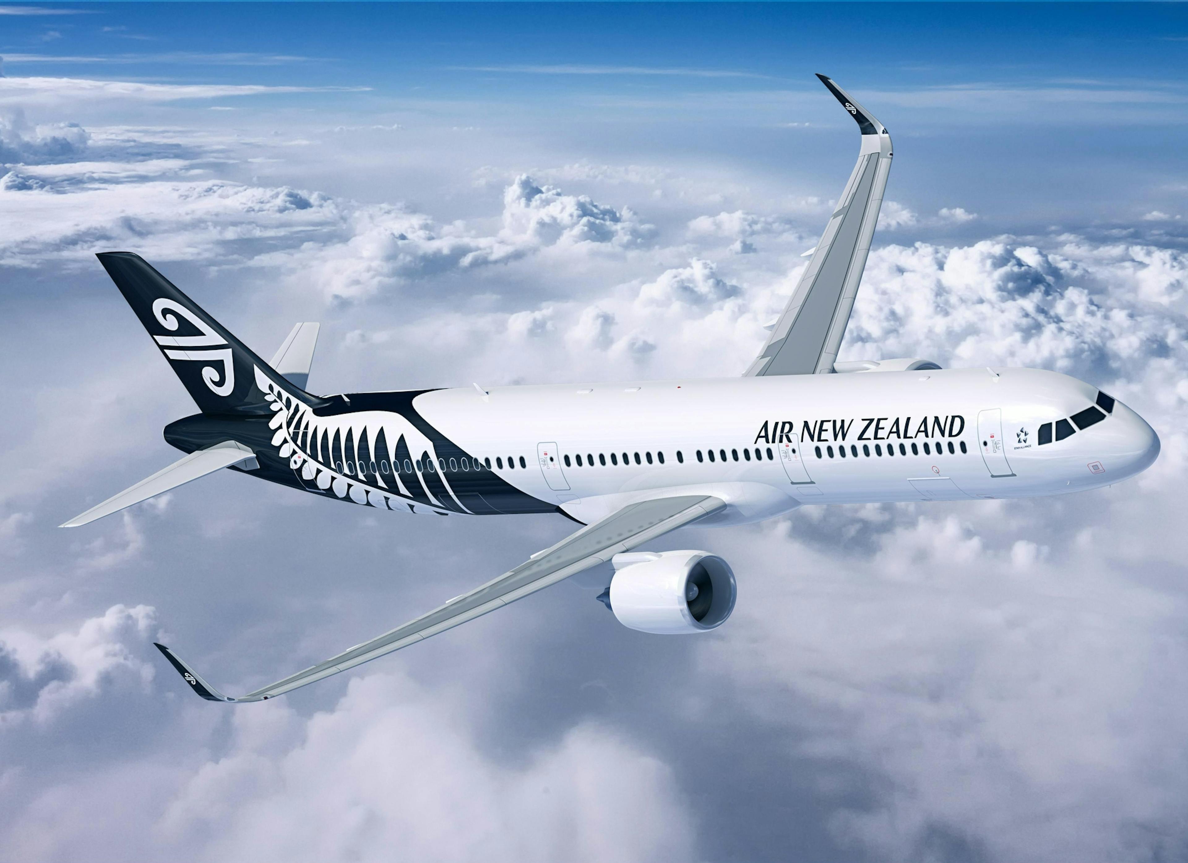air new zealand airplane