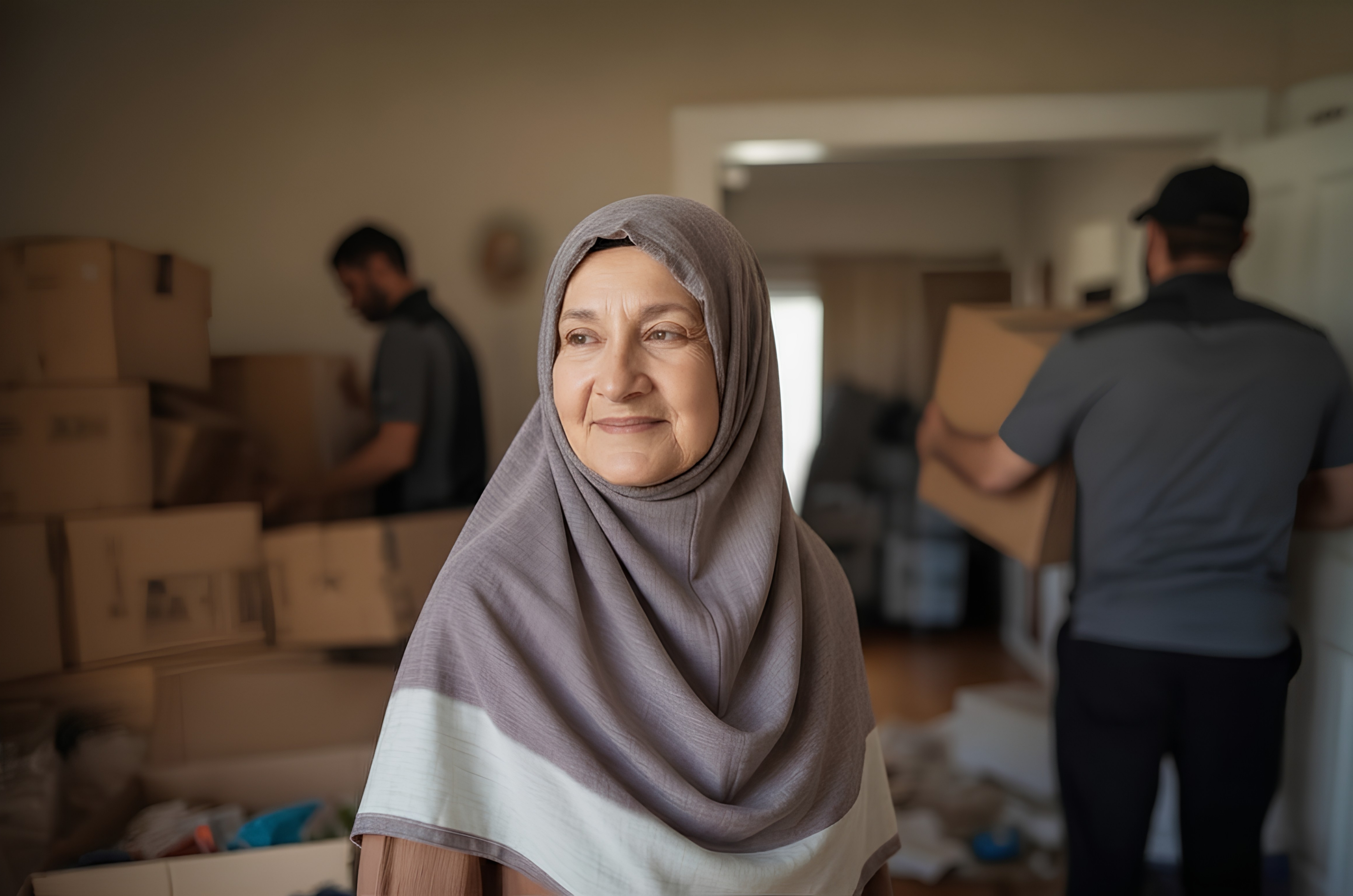 Moving House In Her Seventies, Alone