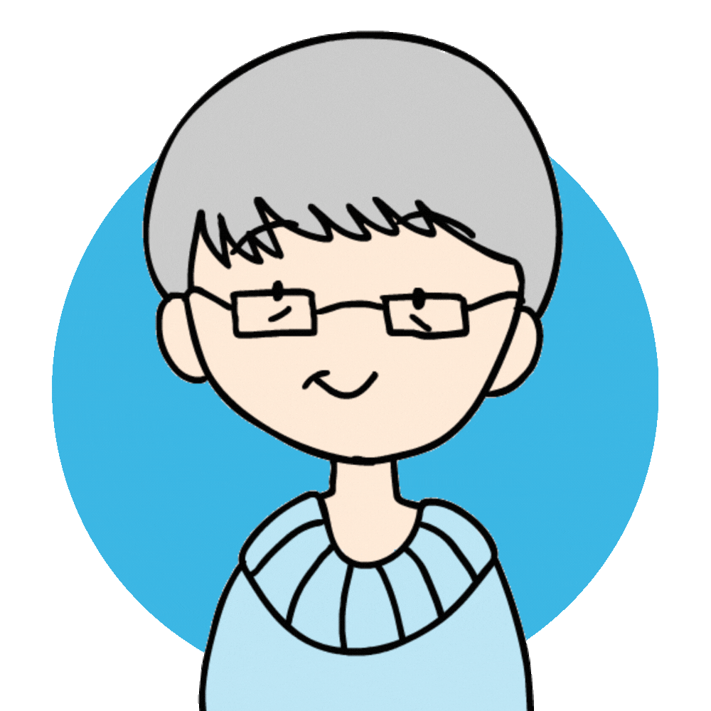 Old woman with glasses