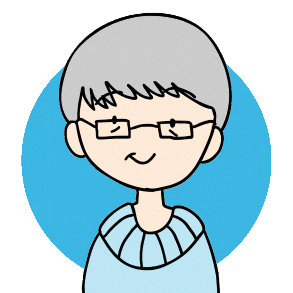 Old woman with glasses