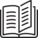 Icon of an open book