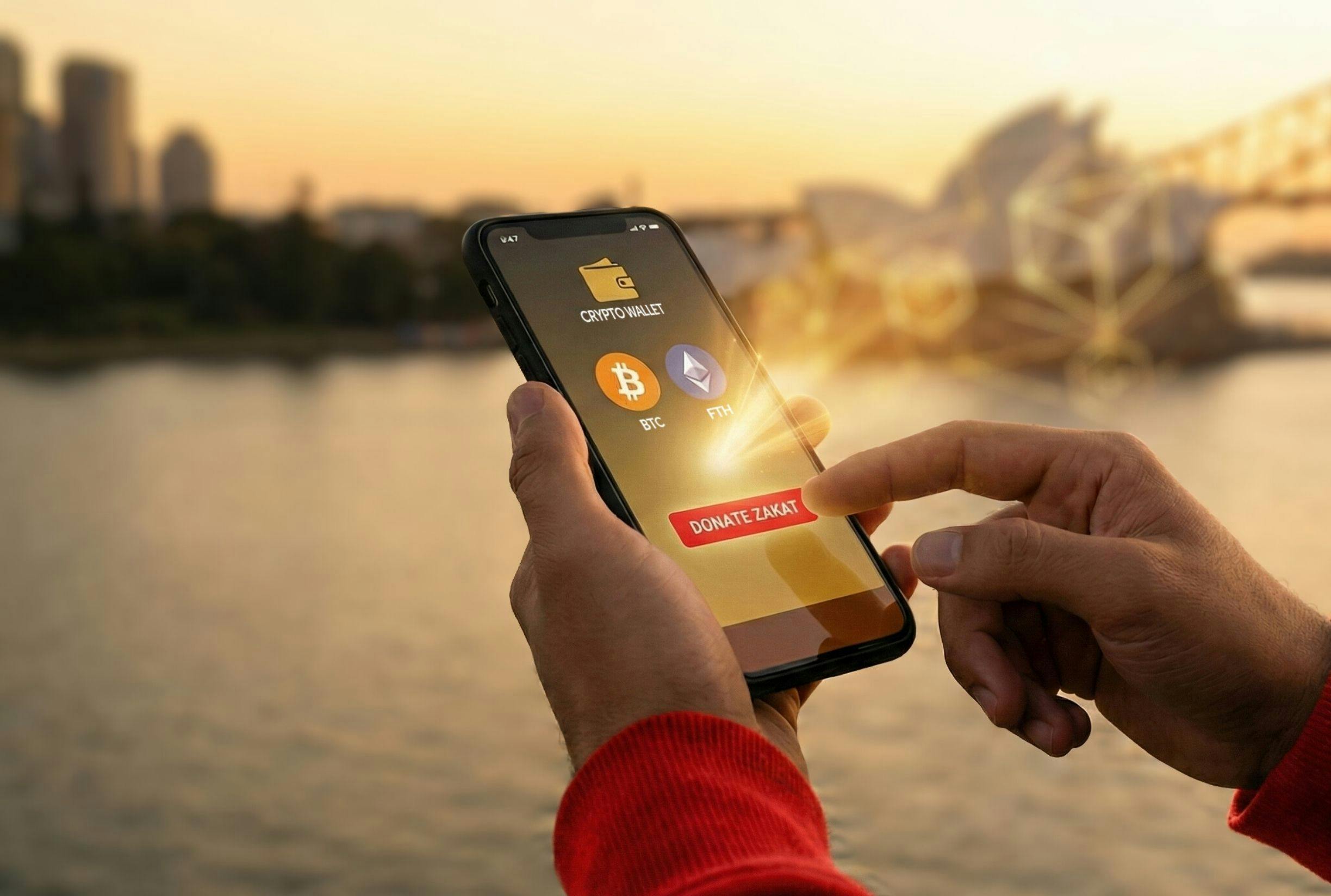 crypto wallet donation app sydney opera house
