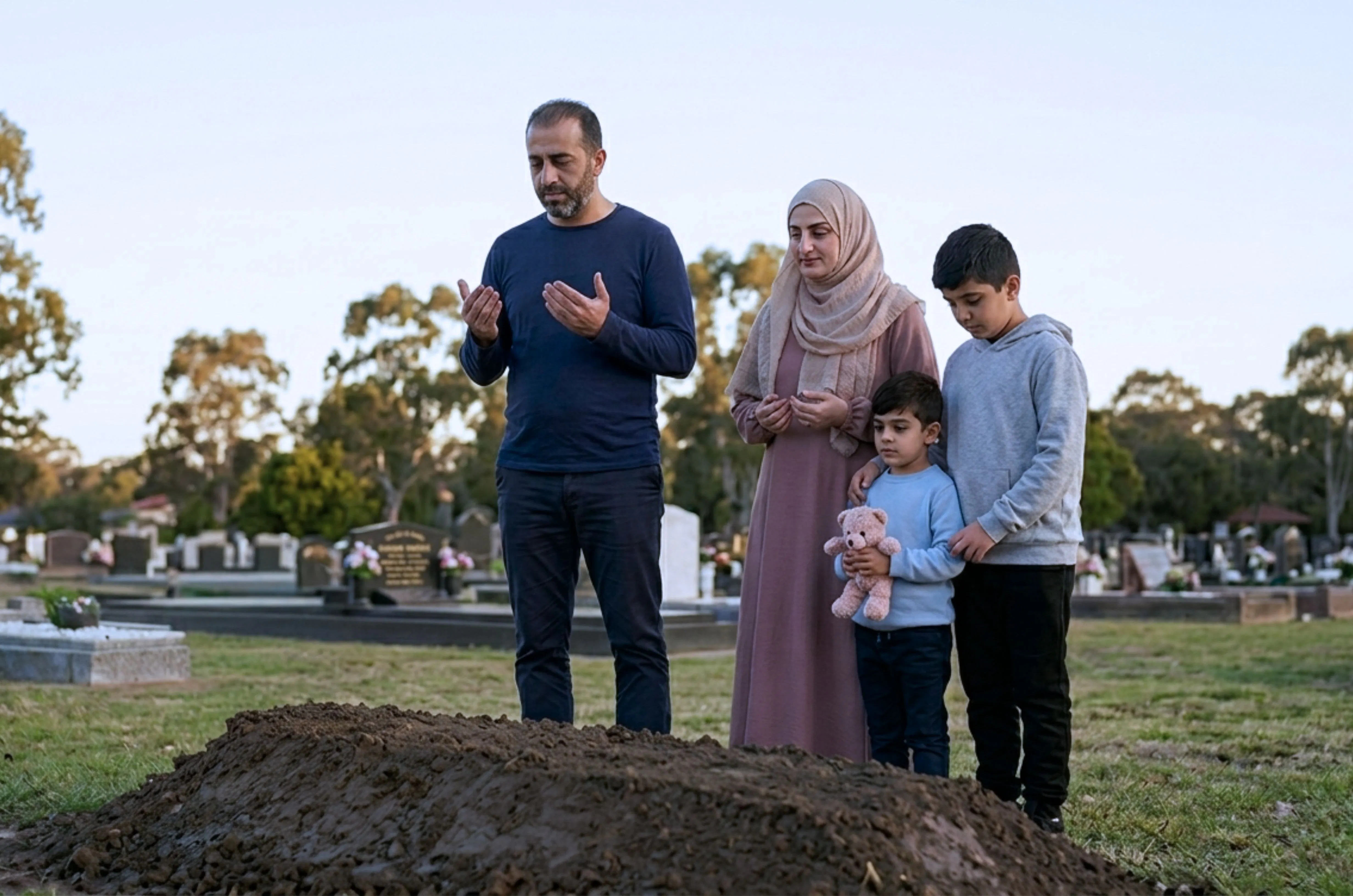 Burying a Child in a Strange Land